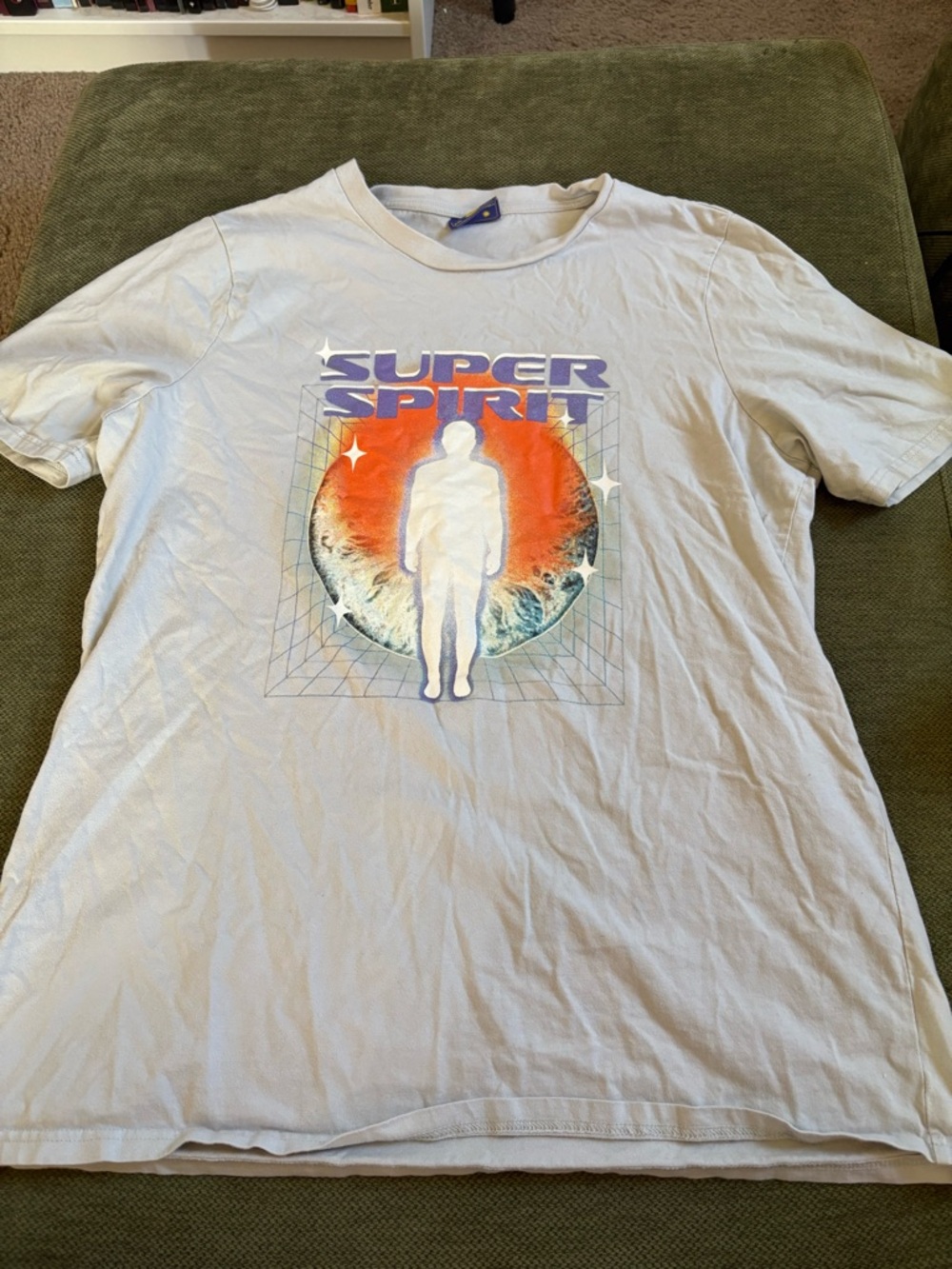 Men’s XL Cony Island Picnic Graphic T, Super Spirit Design